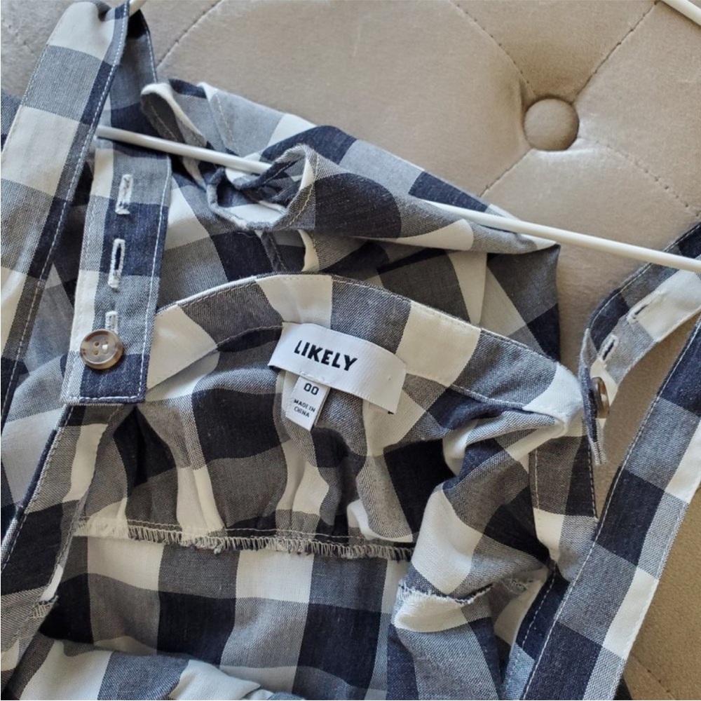 Likely 00 cotton dress plaid minka - Picture 7 of 12